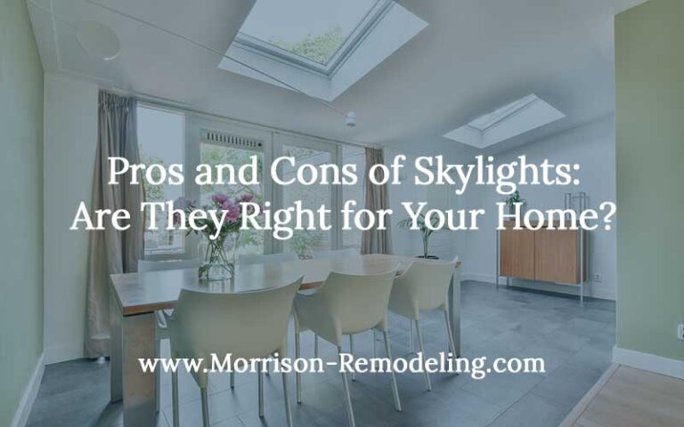 Pros and Cons of Skylights: Are They Right for Your Home?
